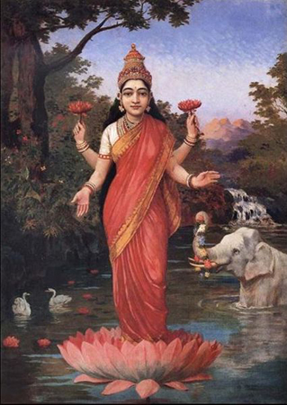 Ravi Varma"Saraswati"