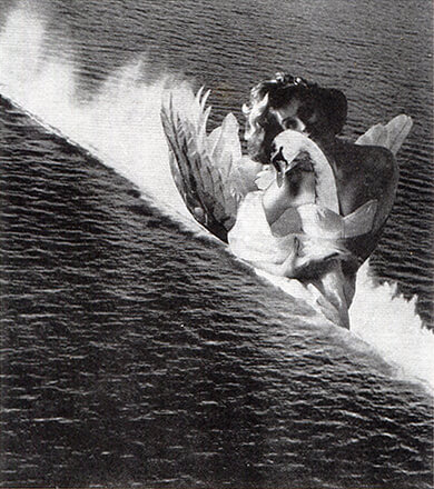 岡上淑子《海のレダ》1952